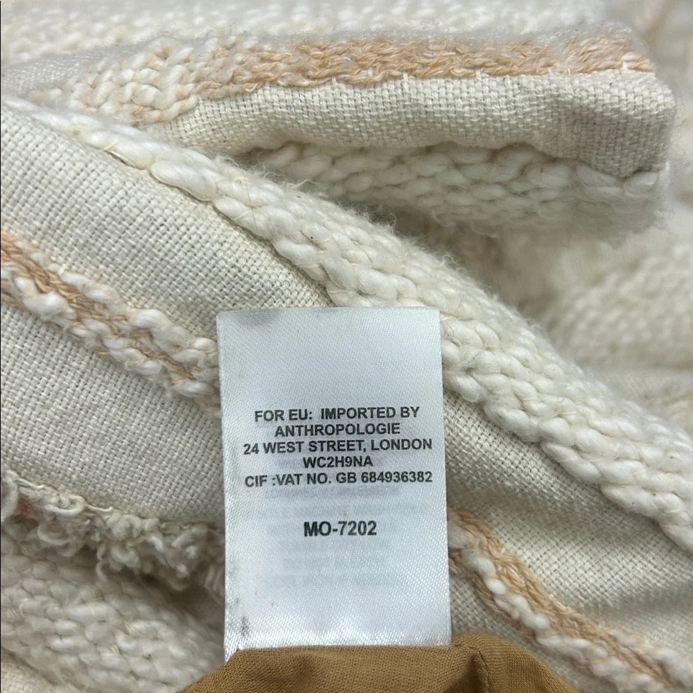 Anthropologie x Ollari Renee duster long open coat textured XL boho extra large